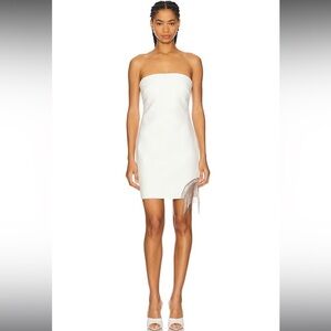 Cinq a Sept Rhinestone Fringe Mini Sammy Dress
